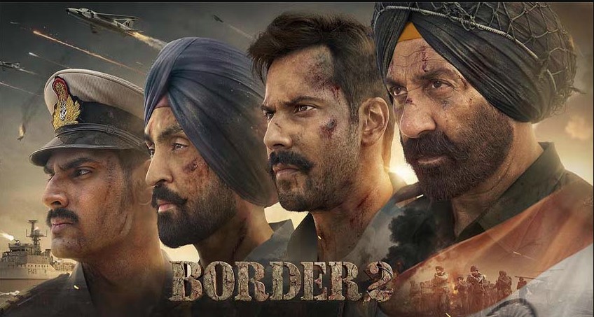 ‘बॉर्डर 2’ का बॉक्स ऑफिस पर शानदार प्रदर्शन, चार दिन में कमाए इतने करोड़ रुपये